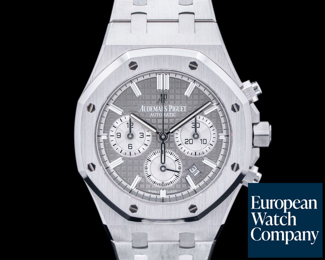 Image of Audemars Piguet Royal Oak Chronograph Ruthenium Dial SS 38MM