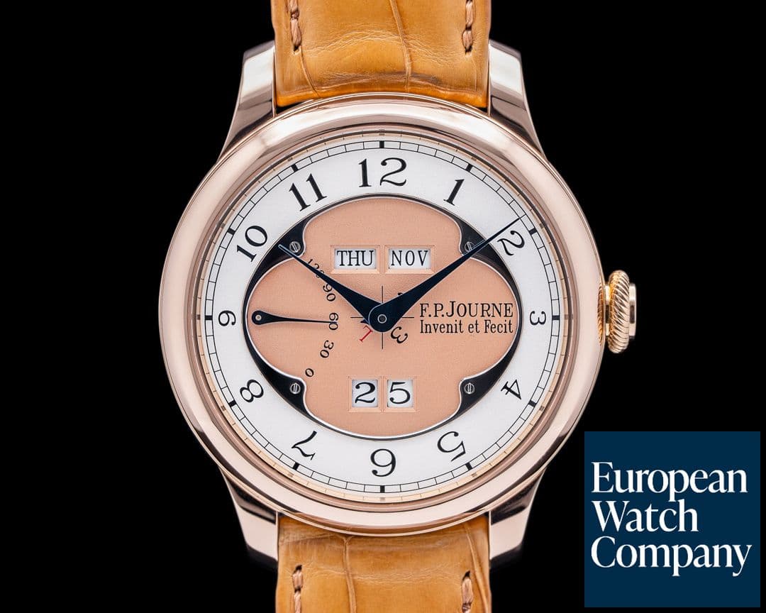 Image of F. P. Journe Octa Quantieme Perpetual Calendar Rose Gold Salmon Dial 42MM