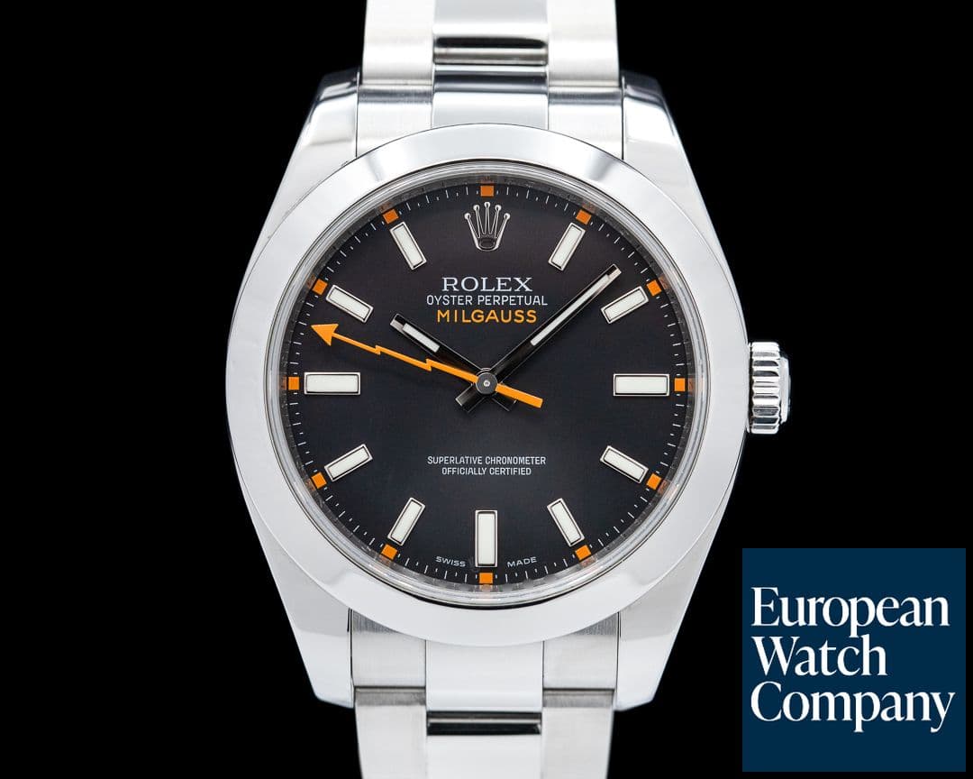Image of Rolex Milgauss SS Black Dial