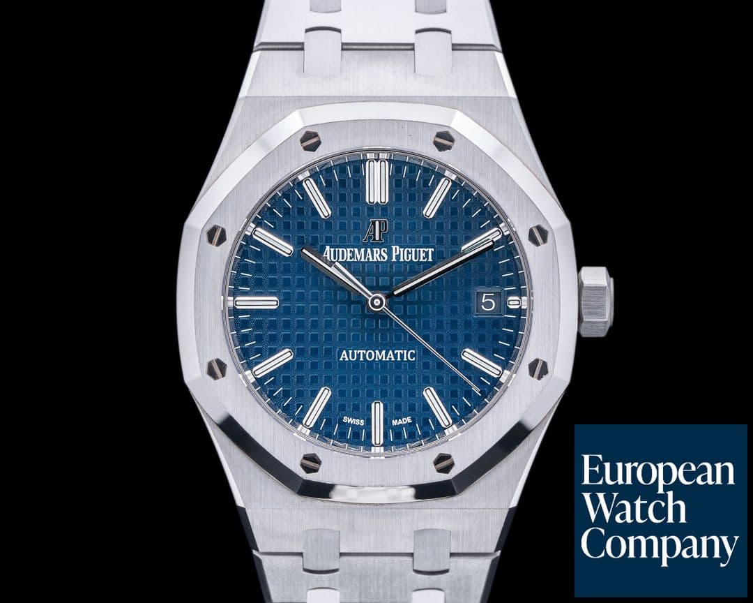 Image of Audemars Piguet Royal Oak 15450ST Blue Dial SS 
