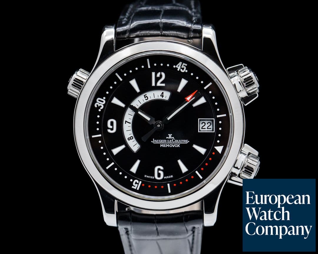 Image of Jaeger LeCoultre Master Compressor Memovox SS / Leather