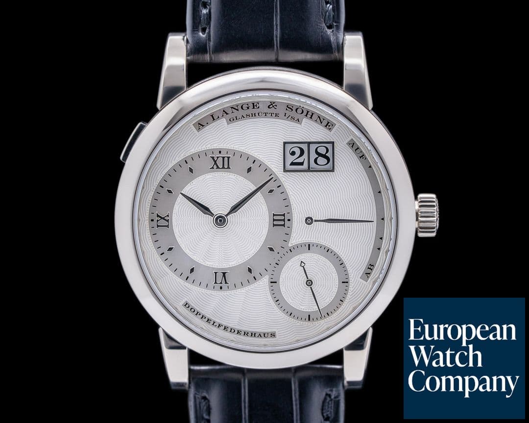 Image of A. Lange and Sohne Lange 1 "Soiree" 110.030 White Gold Mother of Pearl Dial RARE