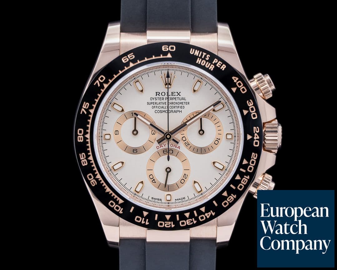 Image of Rolex Cosmograph Daytona 116515LN 18K Rose Gold Ivory Dial / Rubber 2022