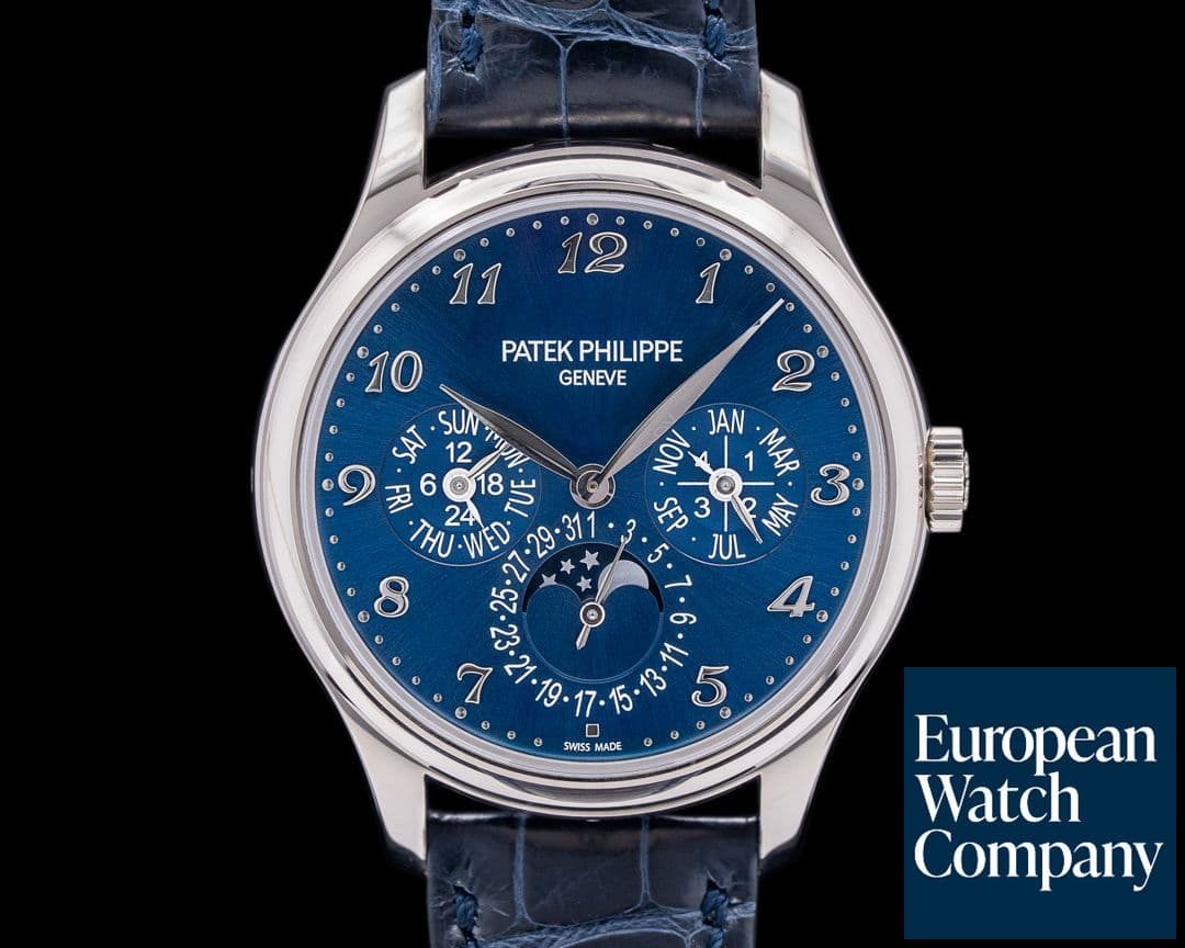 Image of Patek Philippe Perpetual Calendar 5327G 18K White Gold / Blue Dial  