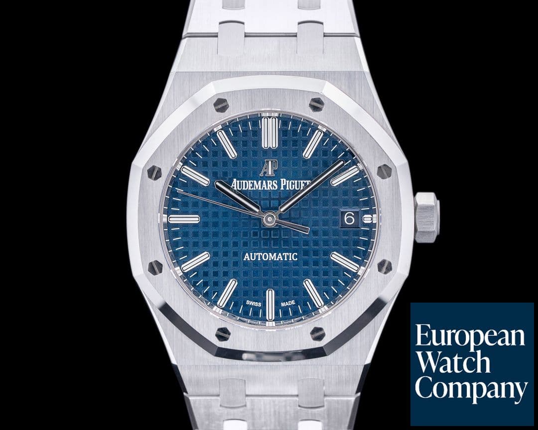 Image of Audemars Piguet Royal Oak 15450ST Blue Dial SS 