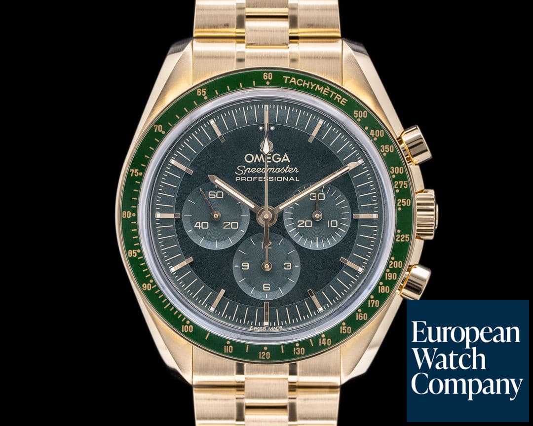 Image of Omega Speedmaster Moonwatch Professional "Moonshine" Green Dial 