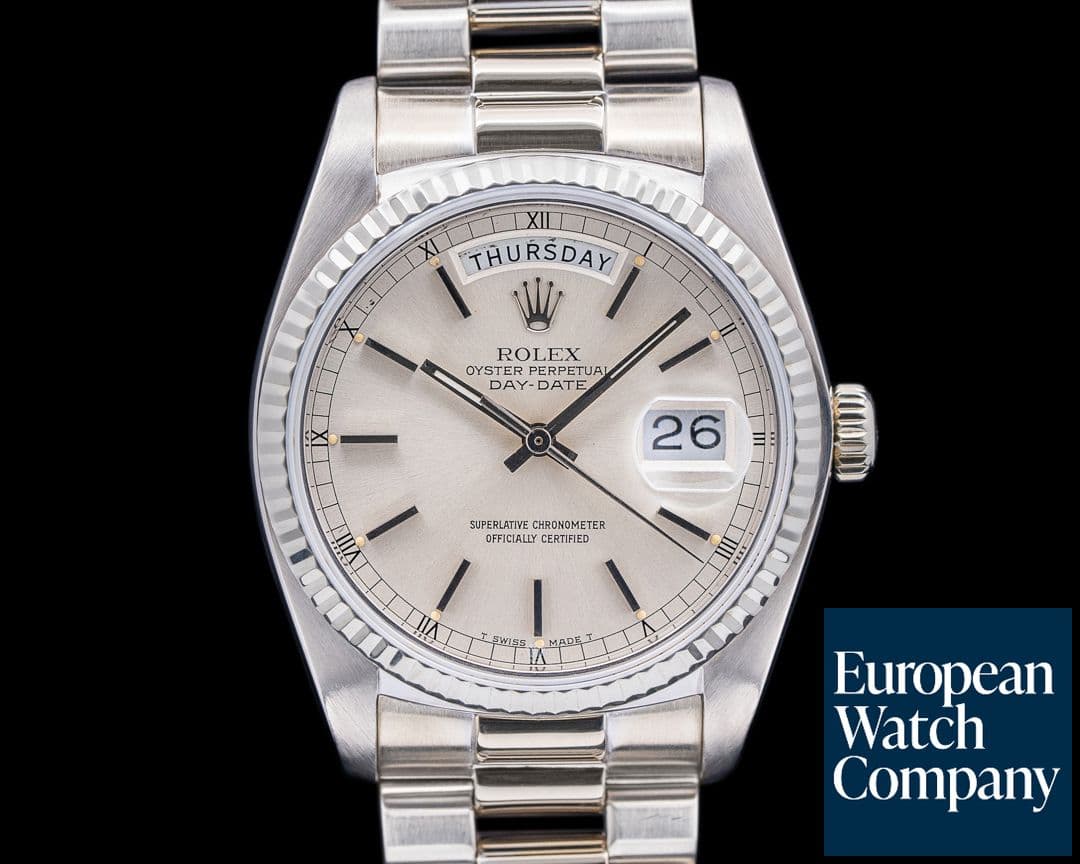 Image of Rolex Oyster Perpetual Day Date 18K White Gold c. 1983
