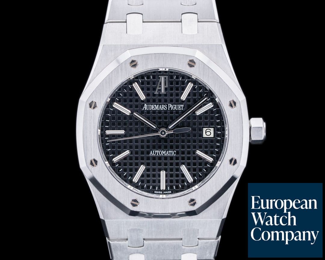 Image of Audemars Piguet Royal Oak Black Dial 15300ST SS