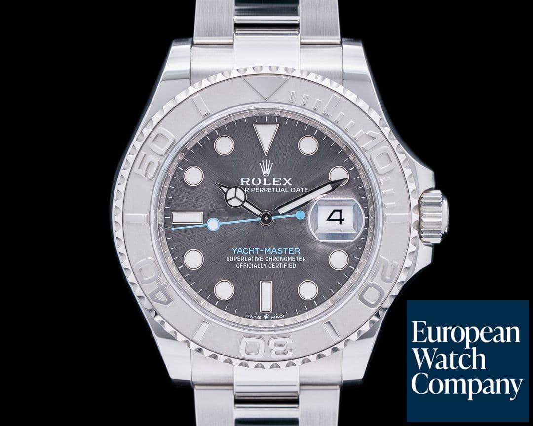 Image of Rolex Yacht Master SS Dark Rhodium Dial / Platinum Bezel 