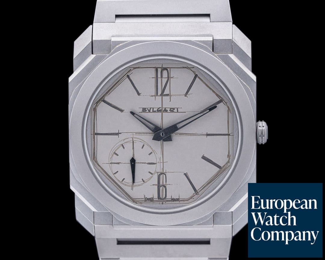 Image of Bulgari Octo Finissimo 10th Anniversary "Sketch Dial" Titanium