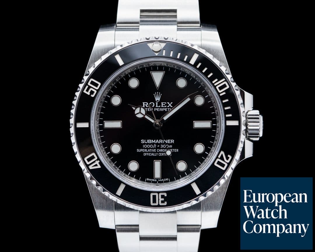 Image of Rolex Submariner No Date Ceramic Bezel SS 2018