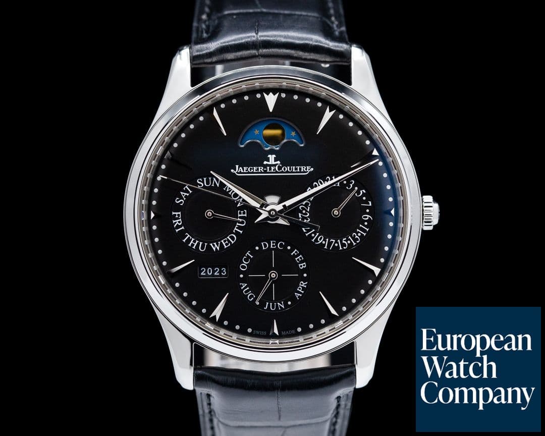 Image of Jaeger LeCoultre Master Ultra Thin Perpetual Calendar Black Dial 39MM