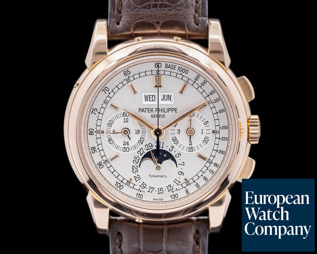 Image of Patek Philippe 5970R-001 "TIFFANY & CO" Perpetual Calendar Chronograph RARE
