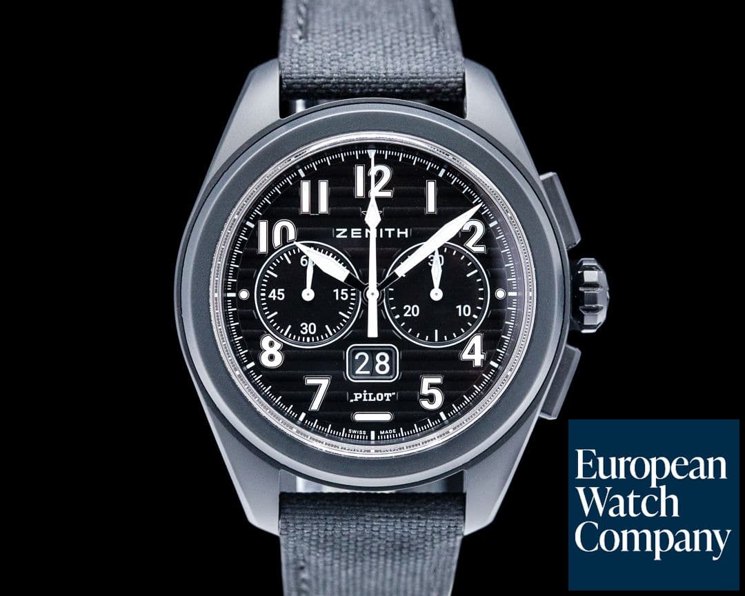 Image of Zenith Ceramic Pilot Flyback Chronograph Big Date Automatic