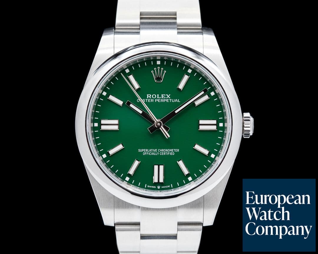 Image of Rolex Oyster Perpetual 124300 41mm SS / Green Dial 2023