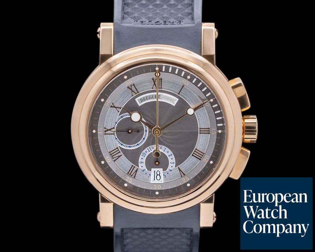 Image of Breguet Marine Chronograph 5827BR 18K Rose Gold 