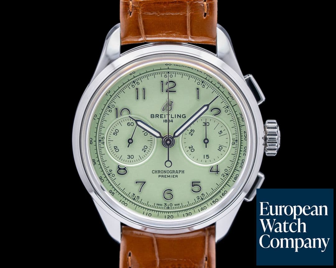Image of Breitling Premier B09 Chronograph 40 Pistachio