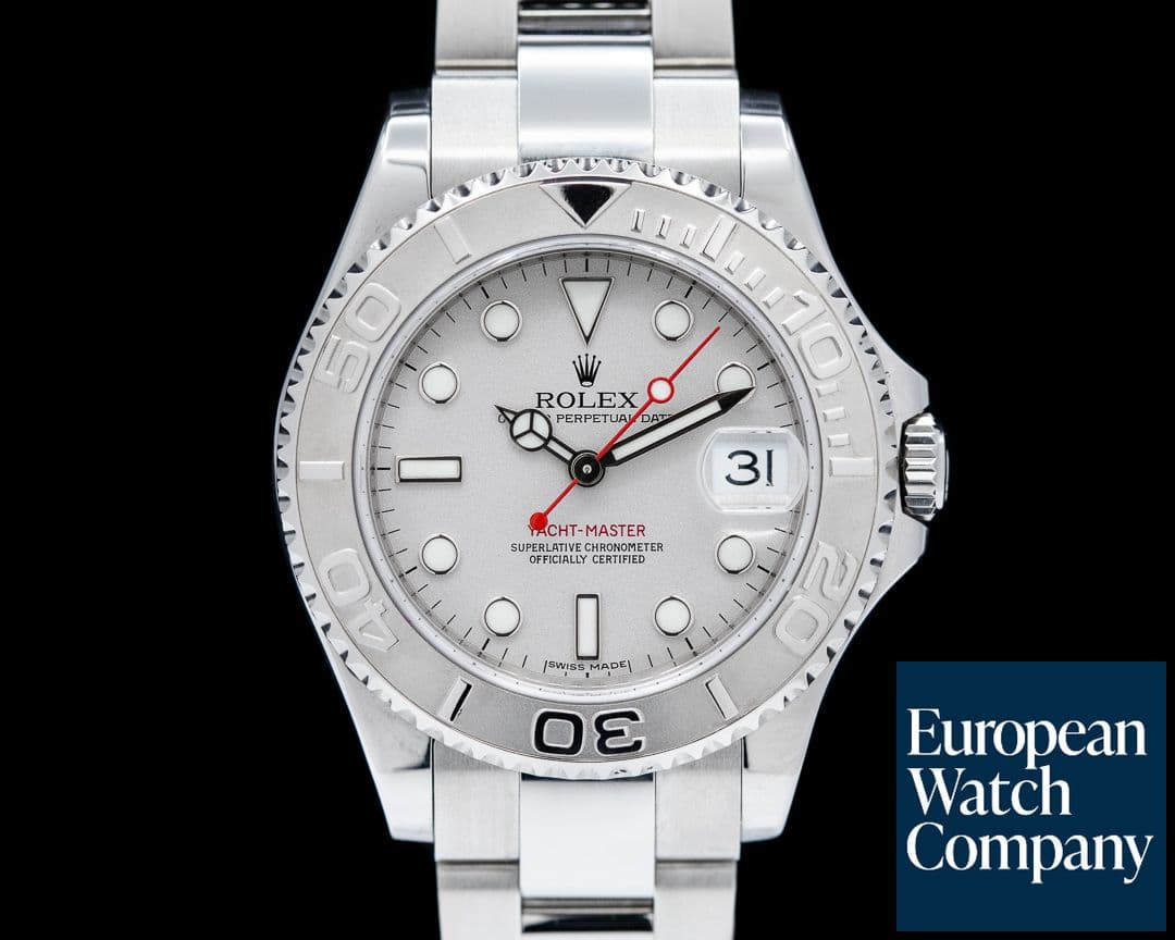 Image of Rolex Yacht Master Mid Size SS / Platinum Bezel