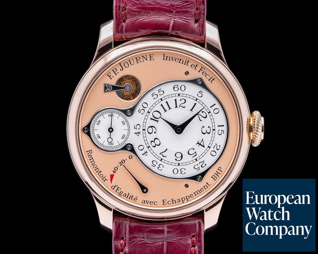 Image of F. P. Journe Chronometre Optimum Rose Gold / Rose Dial 40MM