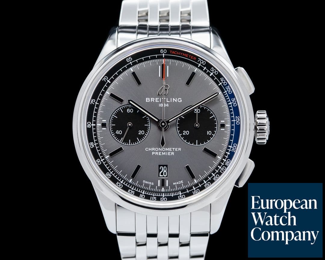Image of Breitling Premier B01 Chronograph Grey Dial 42 SS