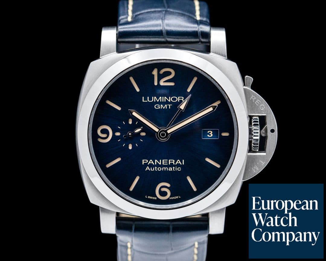 Image of Panerai Luminor GMT SS / Blue Dial 44MM