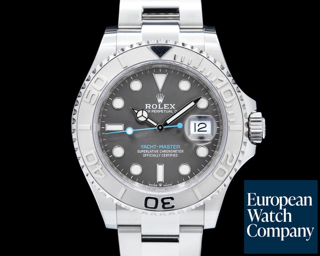 Image of Rolex Yacht Master SS Dark Rhodium Dial / Platinum Bezel 