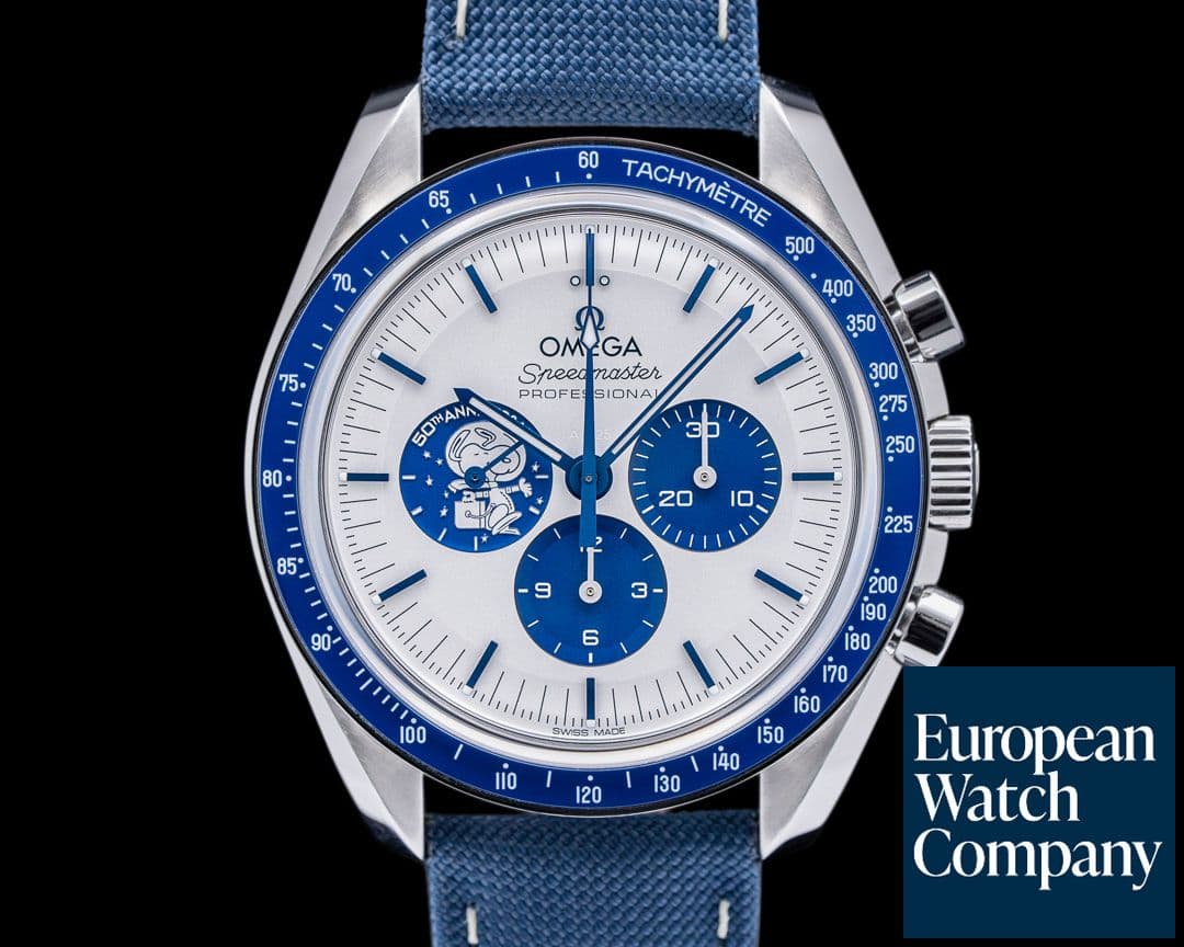 Image of Omega Speedmaster Silver Snoopy Award 50th Anniversary 2022