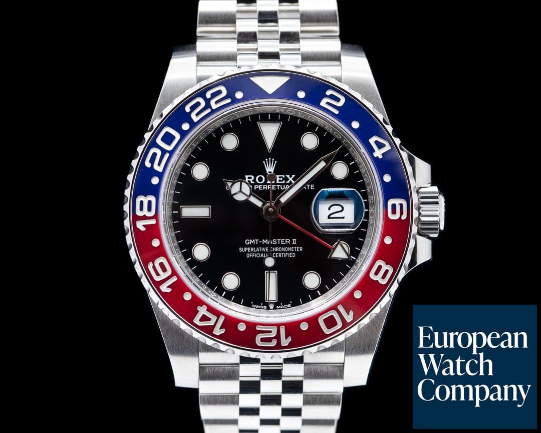 Image of Rolex GMT Master II Ceramic 126710BLRO "Pepsi" SS / Jubilee