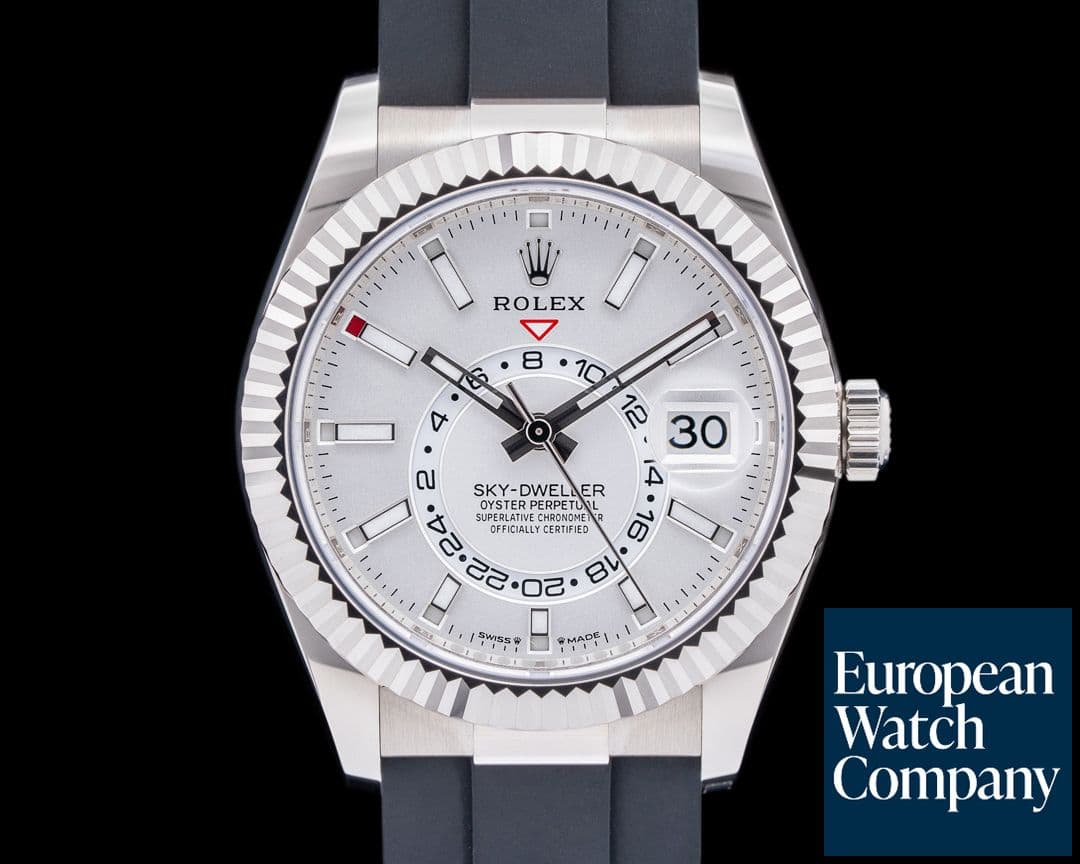 Image of Rolex Sky Dweller 18K White Gold / OysterFlex UNWORN 2023.