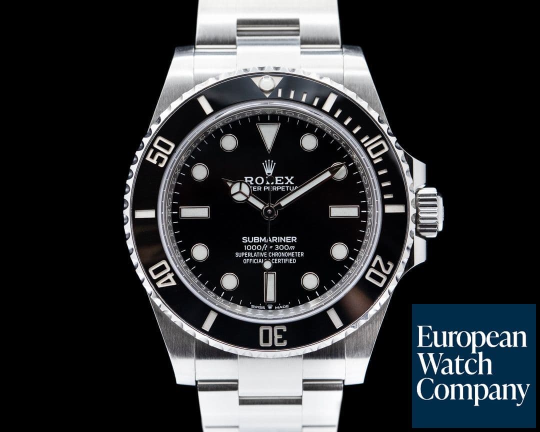 Image of Rolex Submariner 124060 No Date Ceramic Bezel 41MM 2022