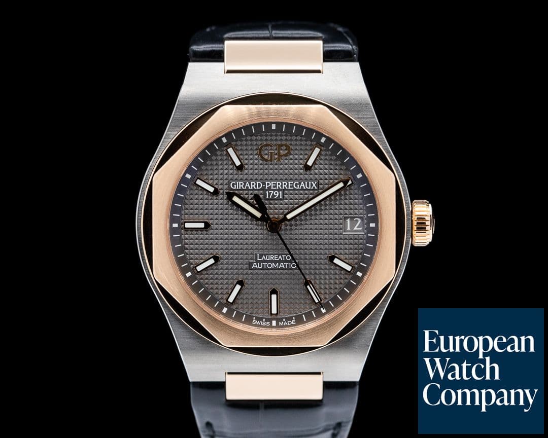 Image of Girard Perregaux Laureato Automatic 42mm Titanium / 18k Rose Gold