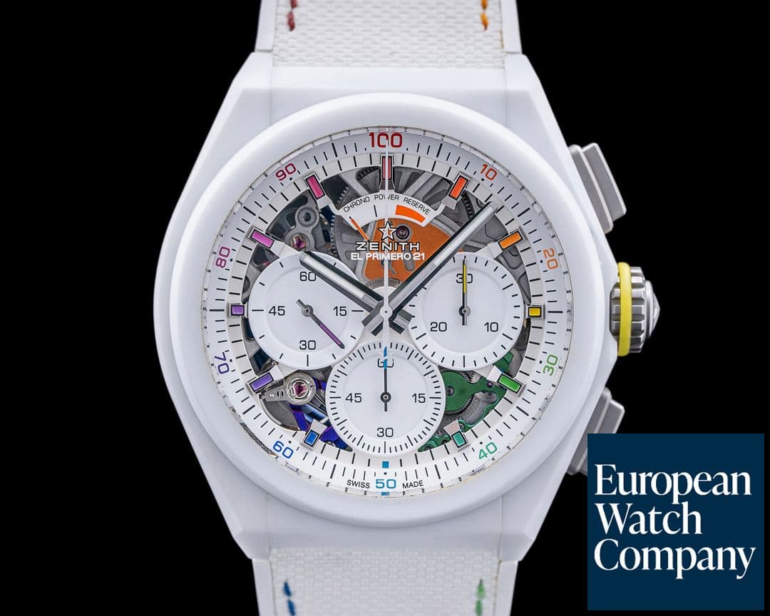 Image of Zenith Defy 21 CHROMA Ceramic White LIMITED