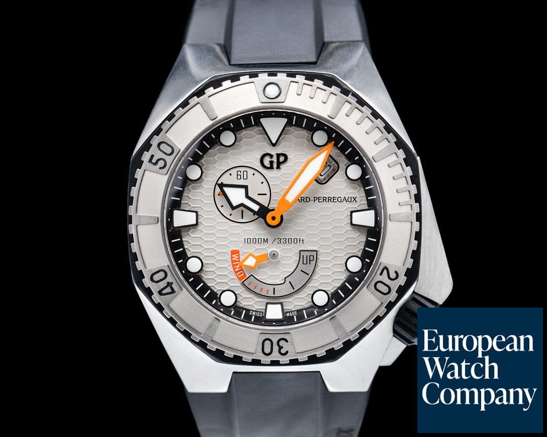 Image of Girard Perregaux Sea Hawk SS / Rubber