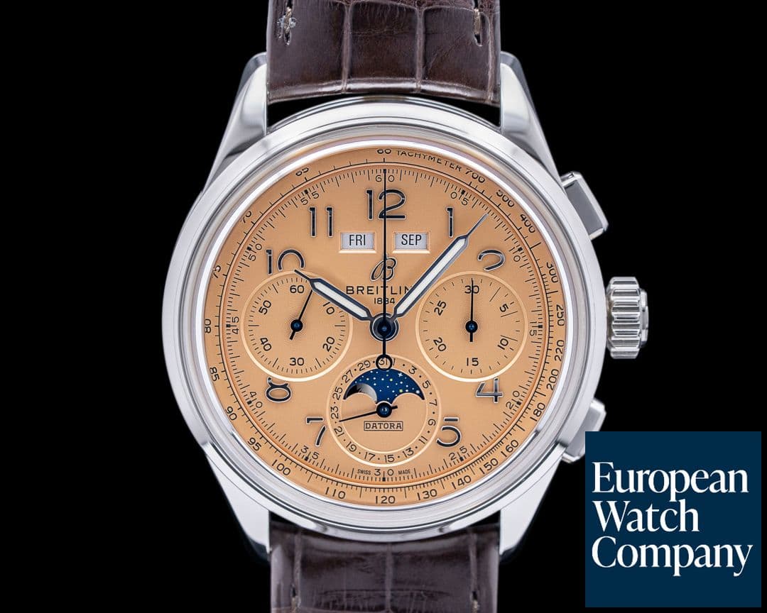 Image of Breitling Premier B25 Datora Salmon Dial 