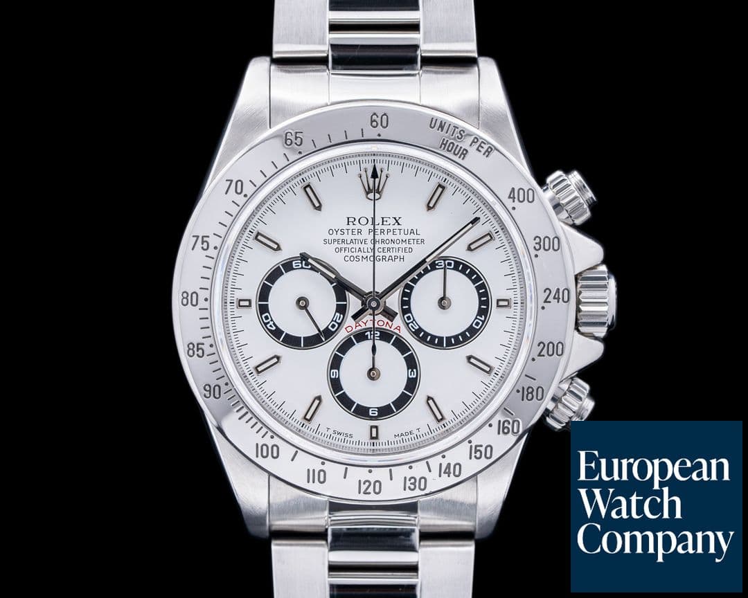 Image of Rolex Daytona 16520 Zenith Movement White Dial SS 