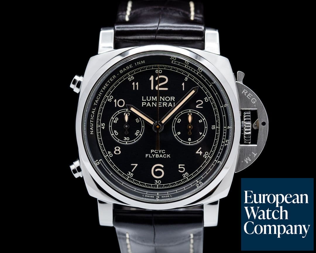 Image of Panerai Luminor Flyback Chronograph PCYC Steel