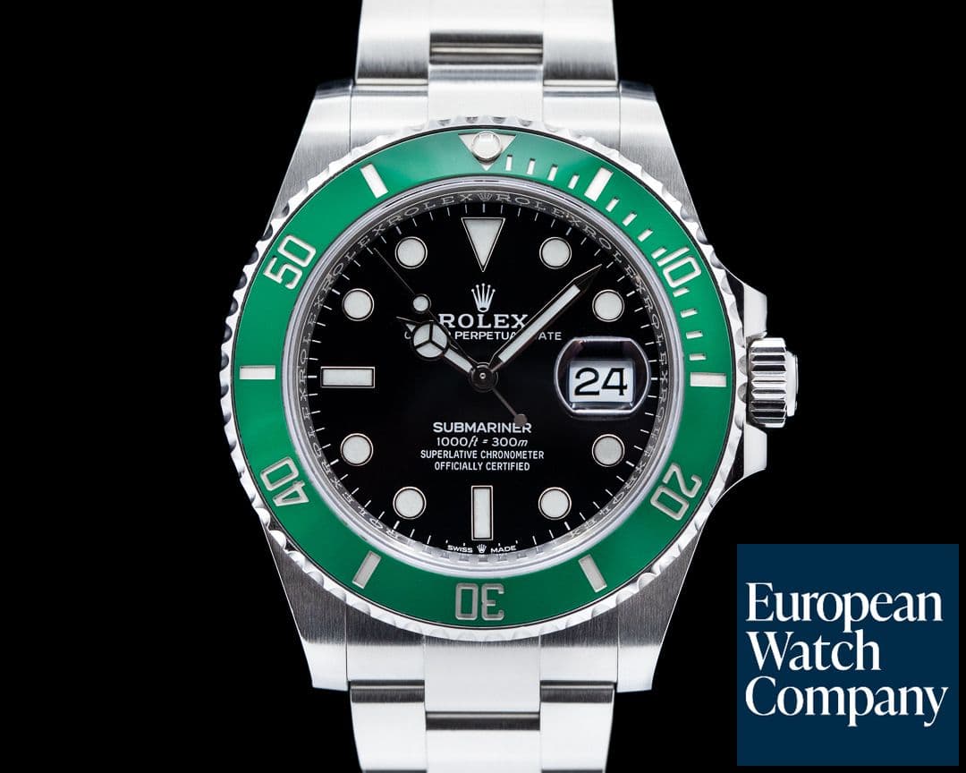Image of Rolex Submariner Date 126610LV Kermit GREEN Ceramic Bezel 41MM