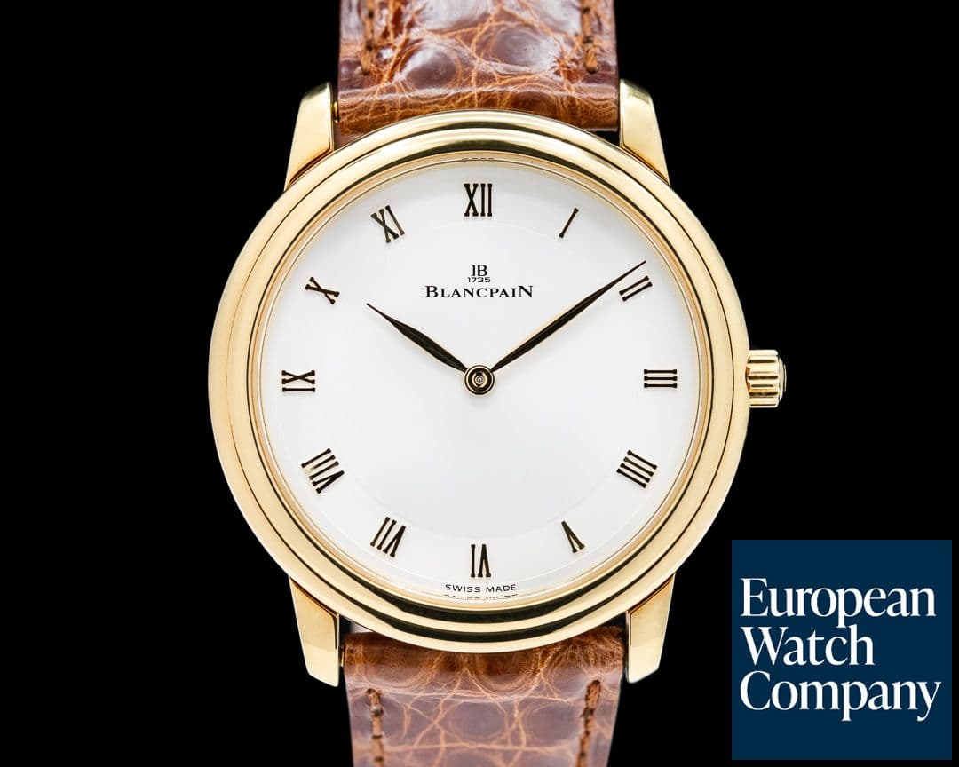 Image of Blancpain Villeret Ultra-Slim Manual Yellow Gold LIMITED