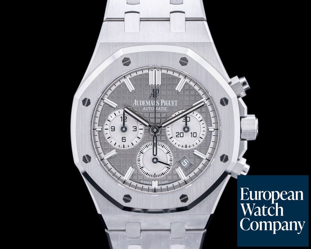 Image of Audemars Piguet Royal Oak Chronograph Ruthenium Dial SS 38MM