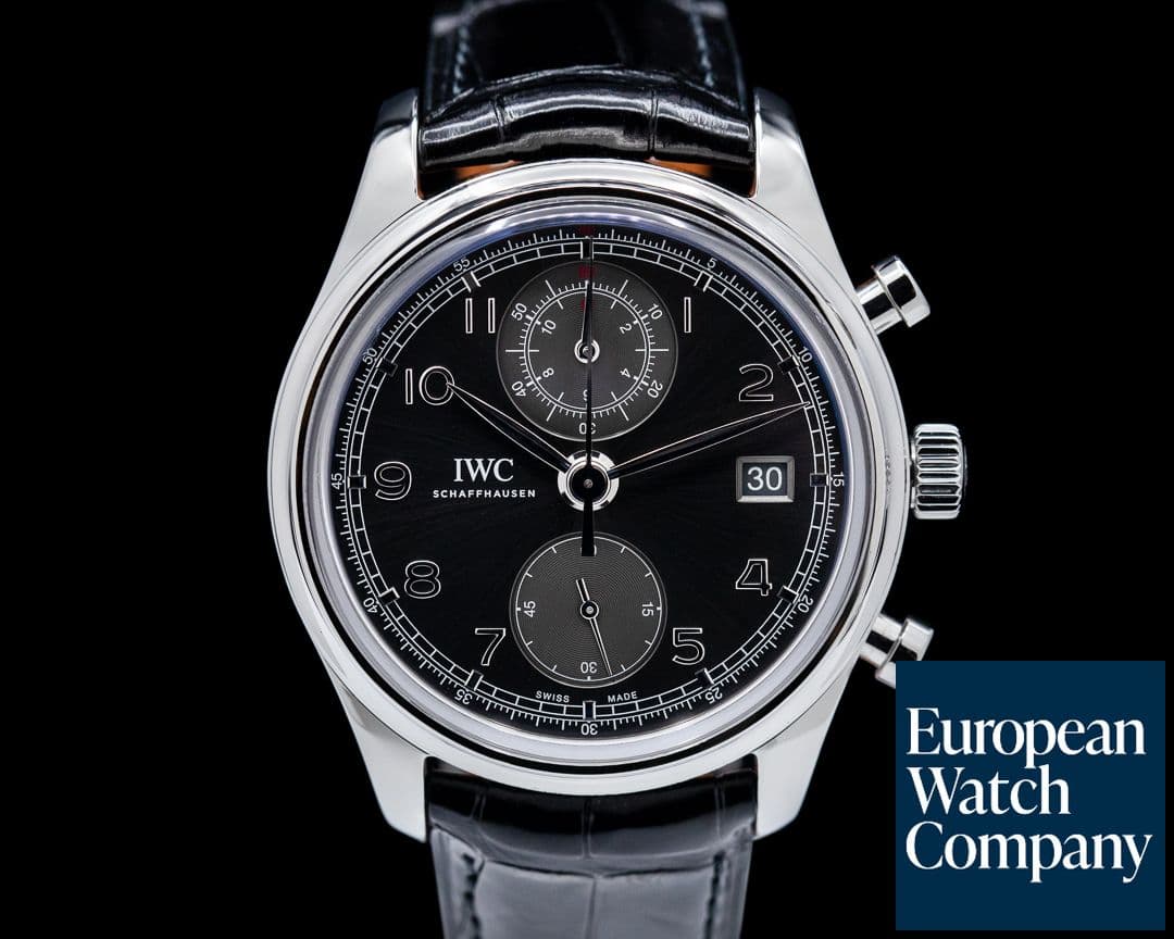 Image of IWC Portuguese Chronograph Classic SS / Grey Dial 