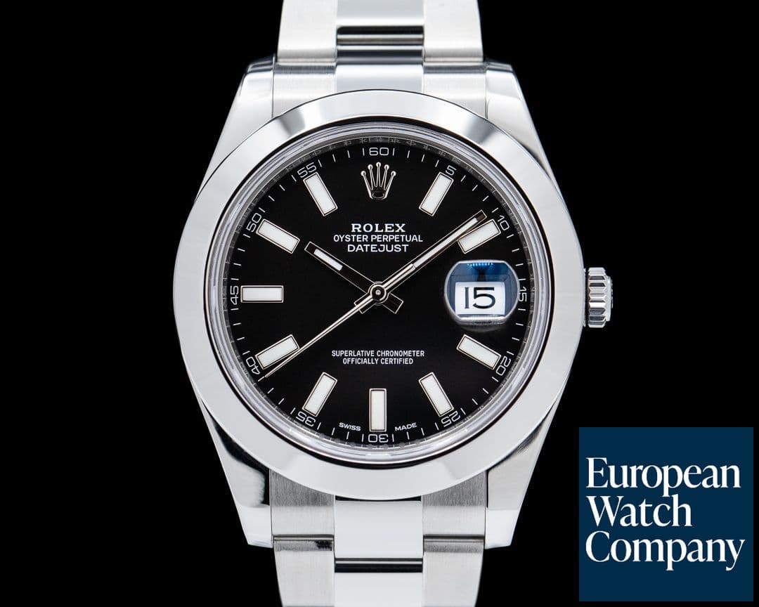 Image of Rolex Datejust II SS Black Dial 