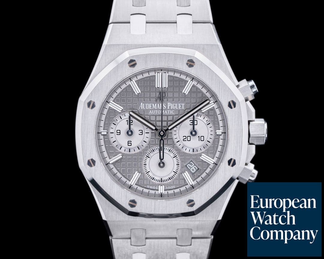 Image of Audemars Piguet Royal Oak Chronograph Ruthenium Dial SS 38MM