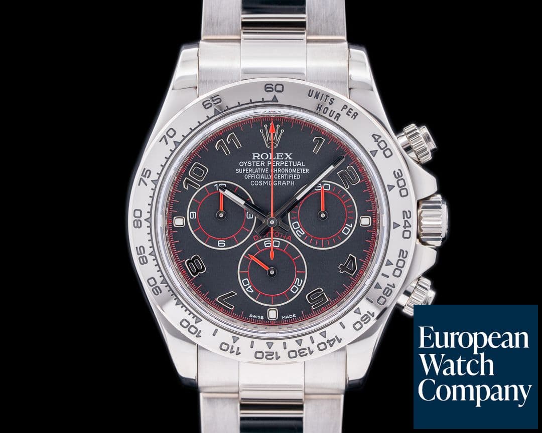 Image of Rolex Daytona 116509 Slate Arabic Racing Dial 18K White Gold