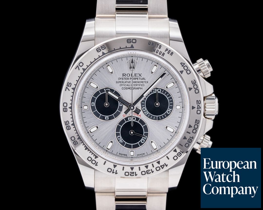 Image of Rolex Daytona 116509 Silver and Black Dial 18K White Gold 2023