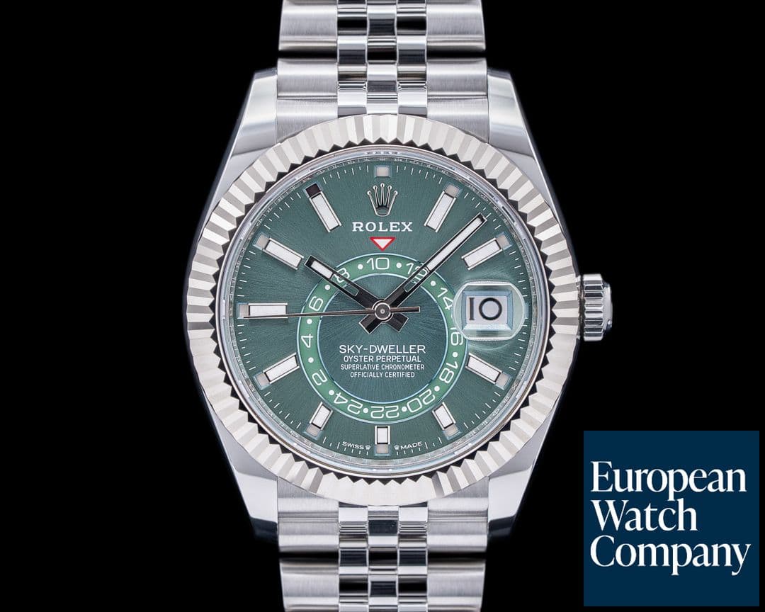Image of Rolex Sky Dweller 336934 Steel Mint Green Dial 2023 NEW MODEL