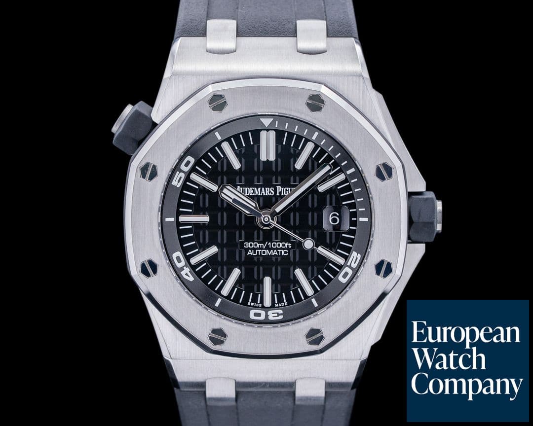 Image of Audemars Piguet Royal Oak 15710ST Offshore Diver Black / Rubber 