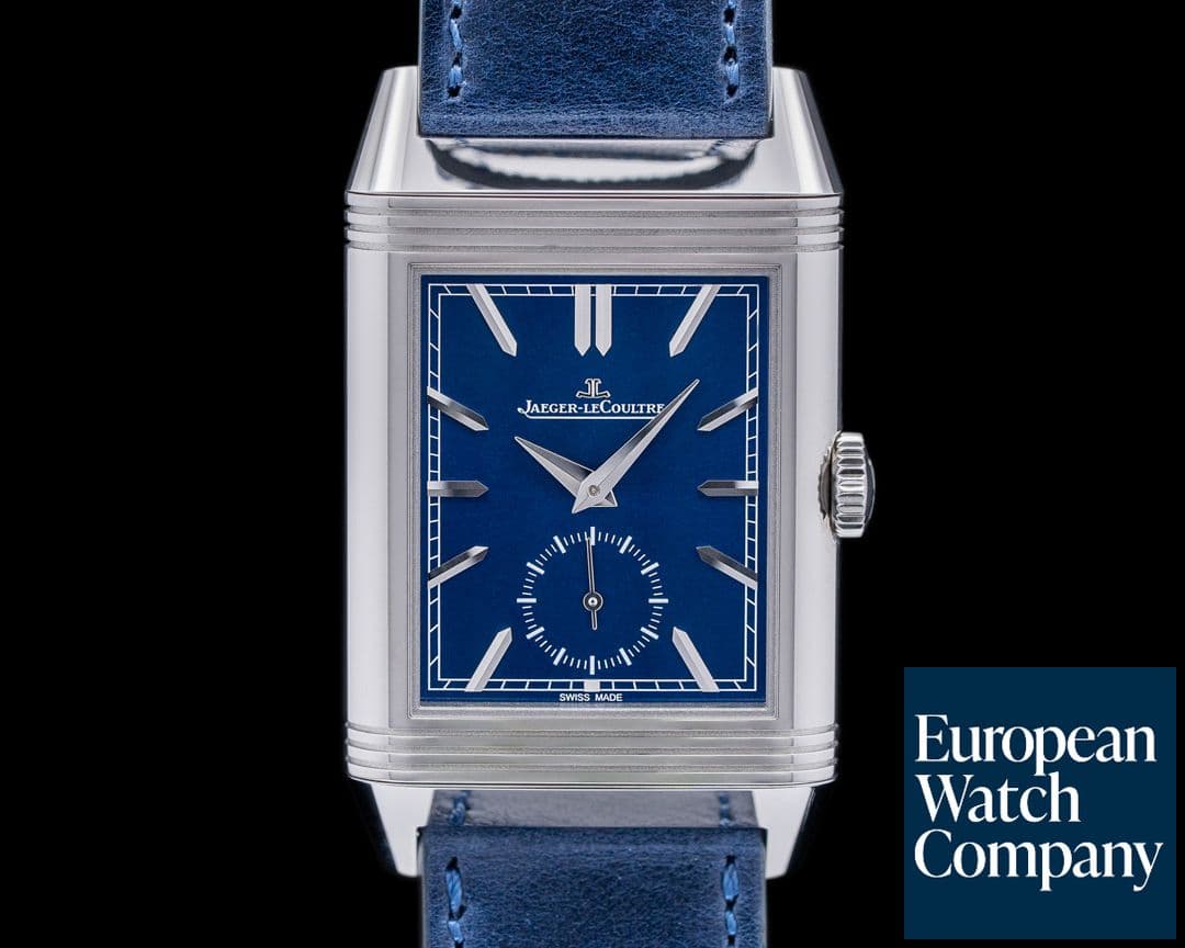 Image of Jaeger LeCoultre Reverso Tribute Duoface Day / Night Small Seconds SS UNWORN
