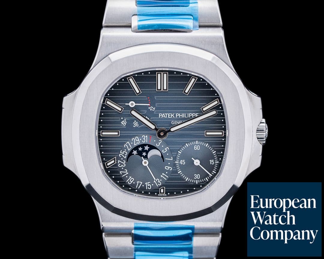Image of Patek Philippe Jumbo Nautilus 5712 Moonphase Power Reserve SS UNWORN