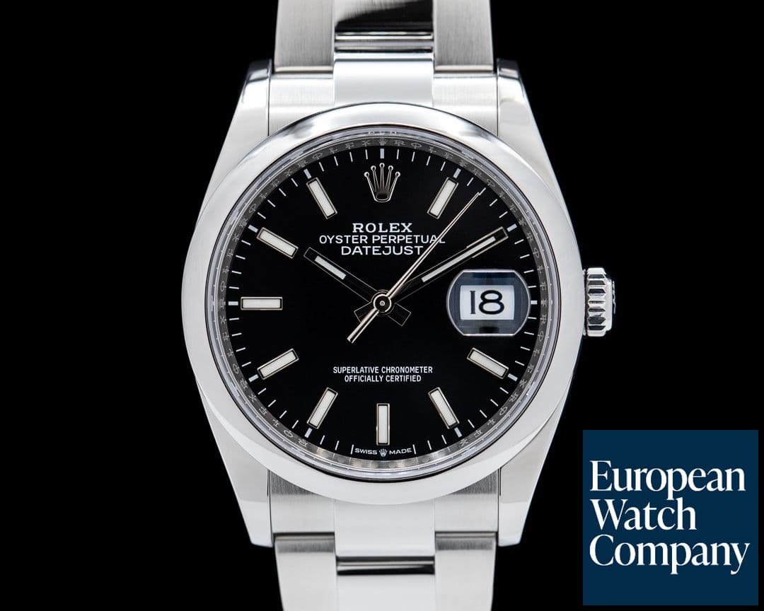 Image of Rolex Datejust 126200 Black Stick Dial / Oyster Bracelet 2022