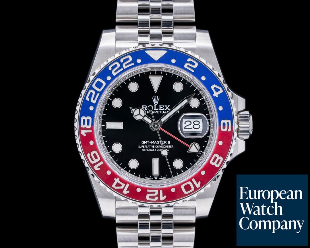 Image of Rolex GMT Master II Ceramic 126710BLRO "Pepsi" SS / Jubilee